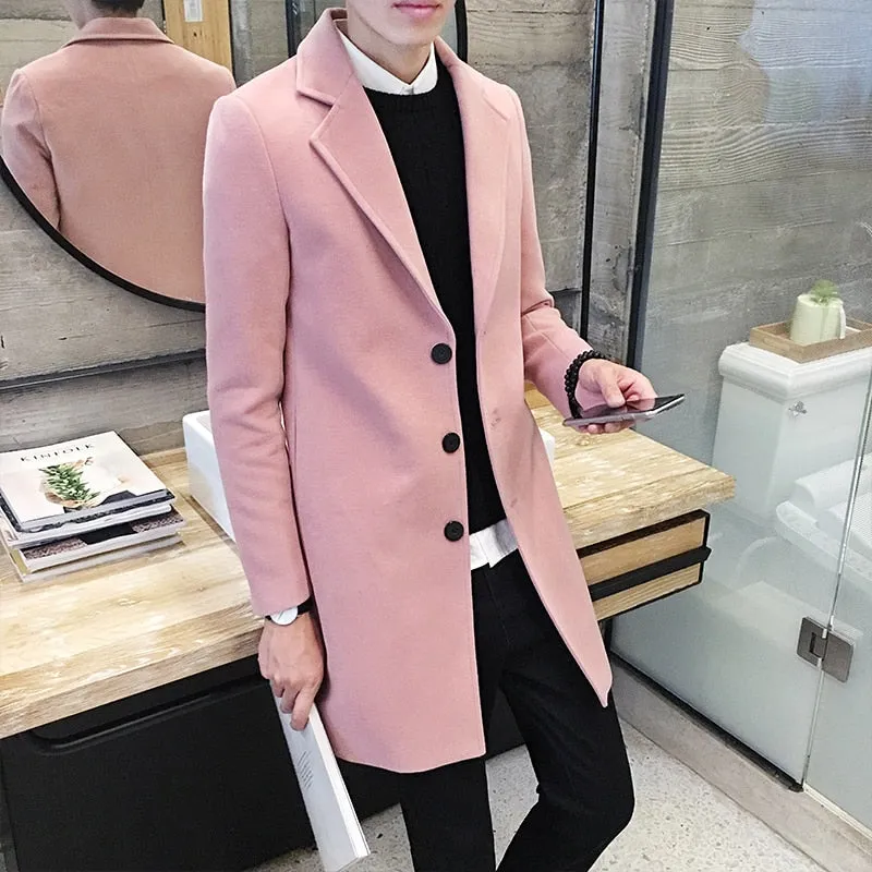 (10 colors) autumn and winter new men's coat