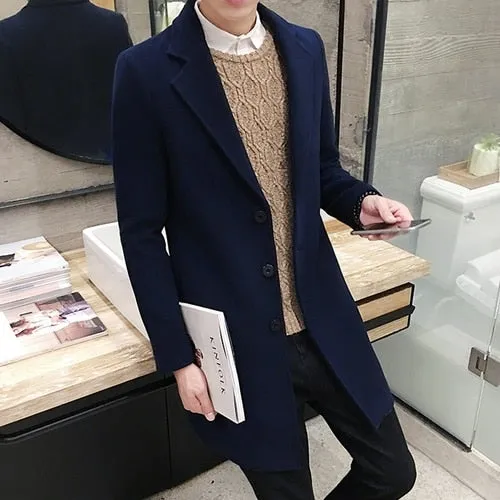(10 colors) autumn and winter new men's coat