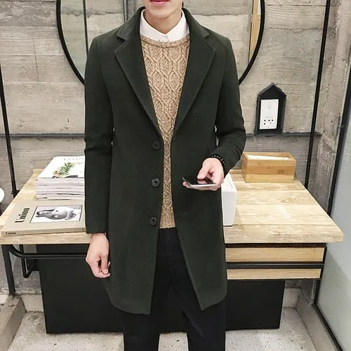 (10 colors) autumn and winter new men's coat