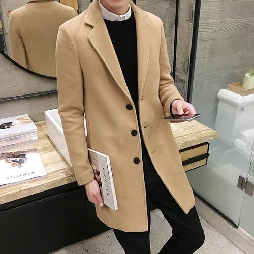 (10 colors) autumn and winter new men's coat