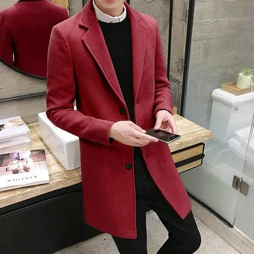 (10 colors) autumn and winter new men's coat