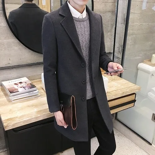 (10 colors) autumn and winter new men's coat