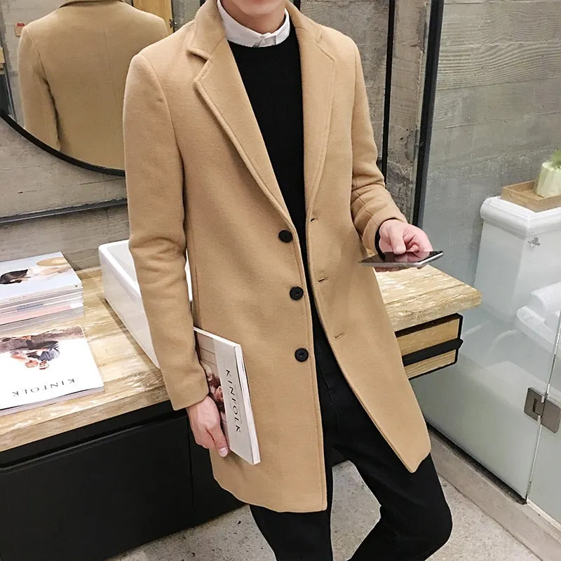 (10 colors) autumn and winter new men's coat