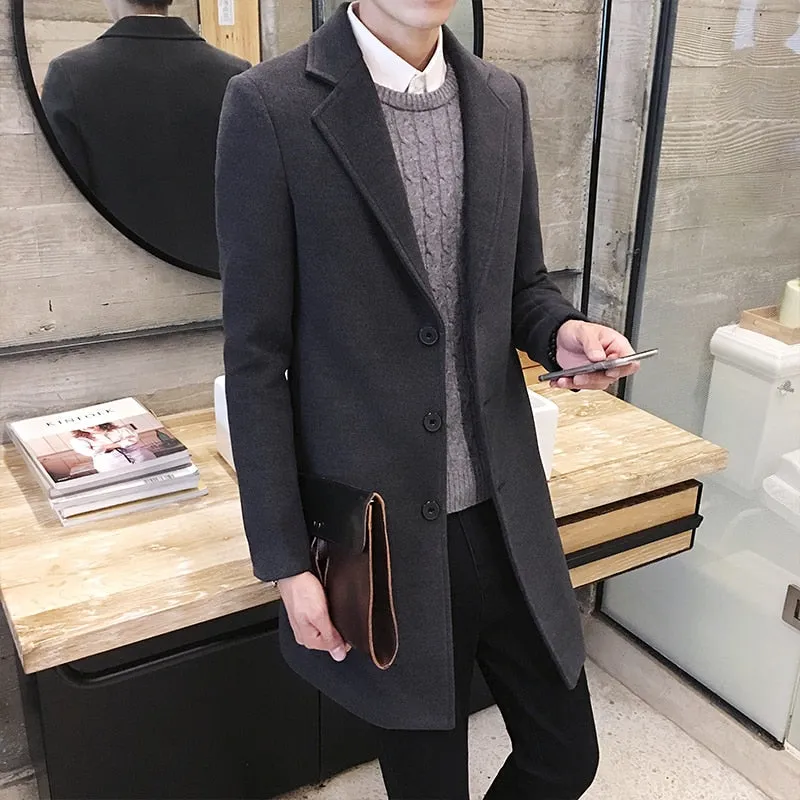 (10 colors) autumn and winter new men's coat