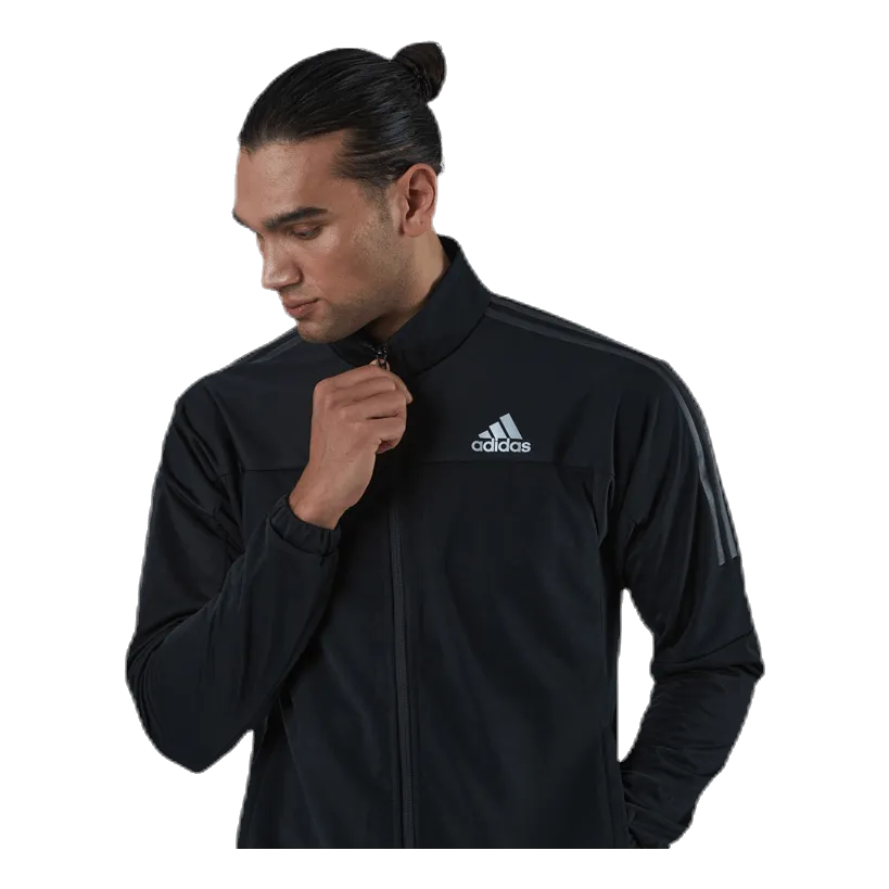 3 Stripes Knit Jacket Black
