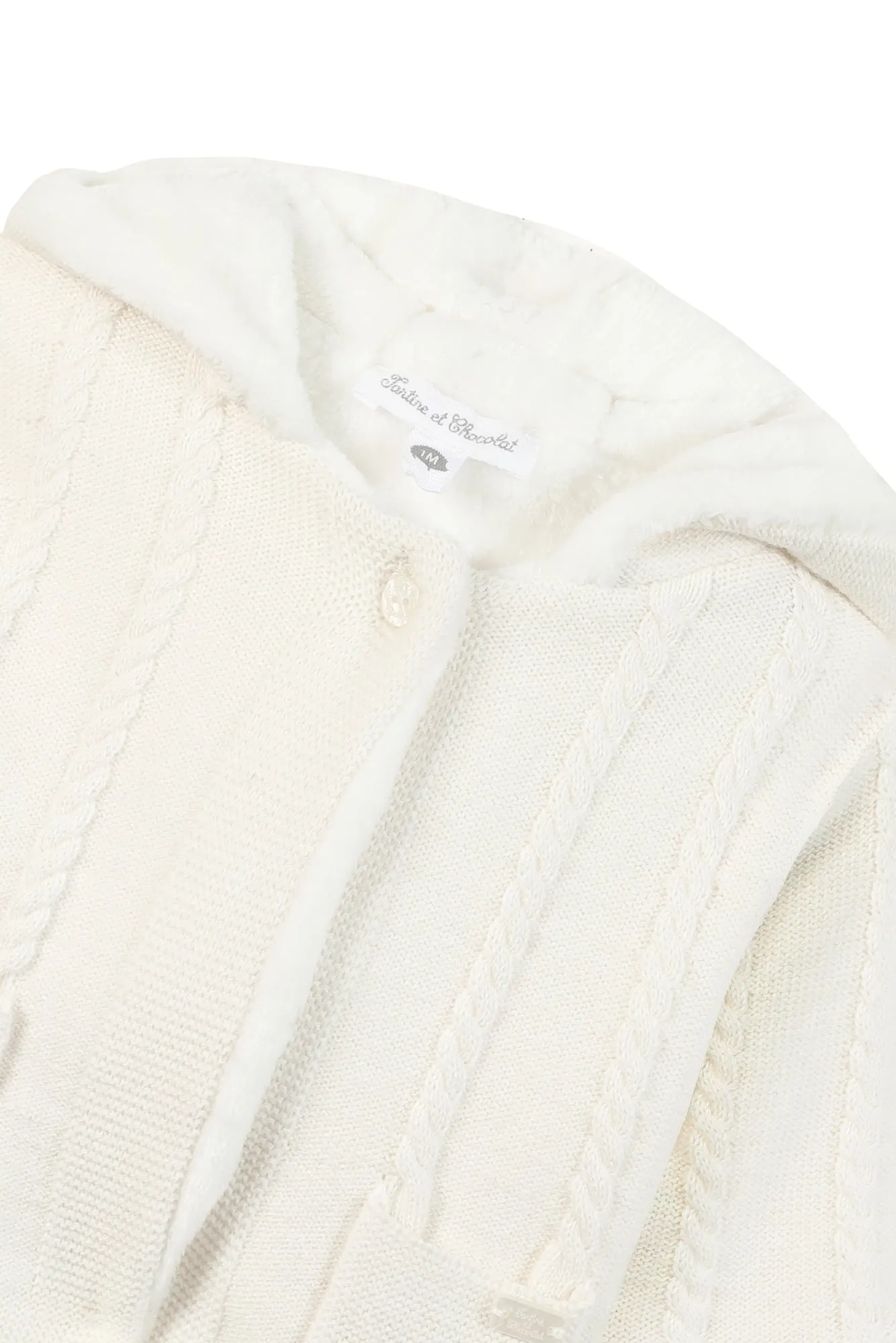 Coat - Warm Ecru Knit