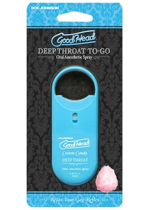 Goodhead Deep Throat To-Go Oral Anesthetic Spray Cotton Candy