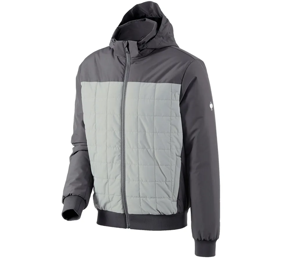 Hooded pilot jacket e.s.concrete