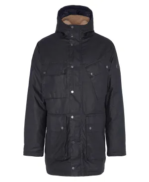 ID24673-Barbour Black Harburn Wax