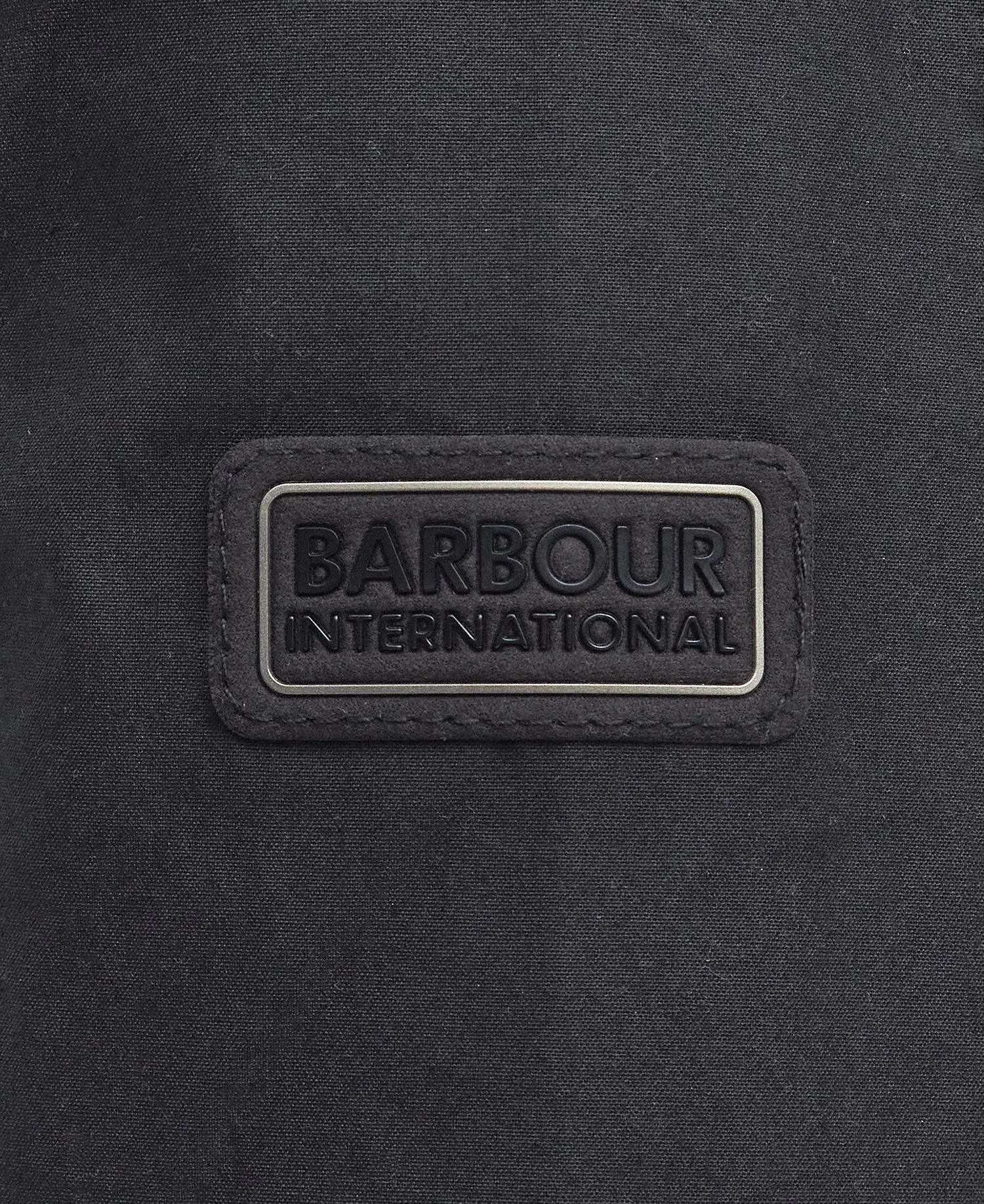ID24673-Barbour Black Harburn Wax