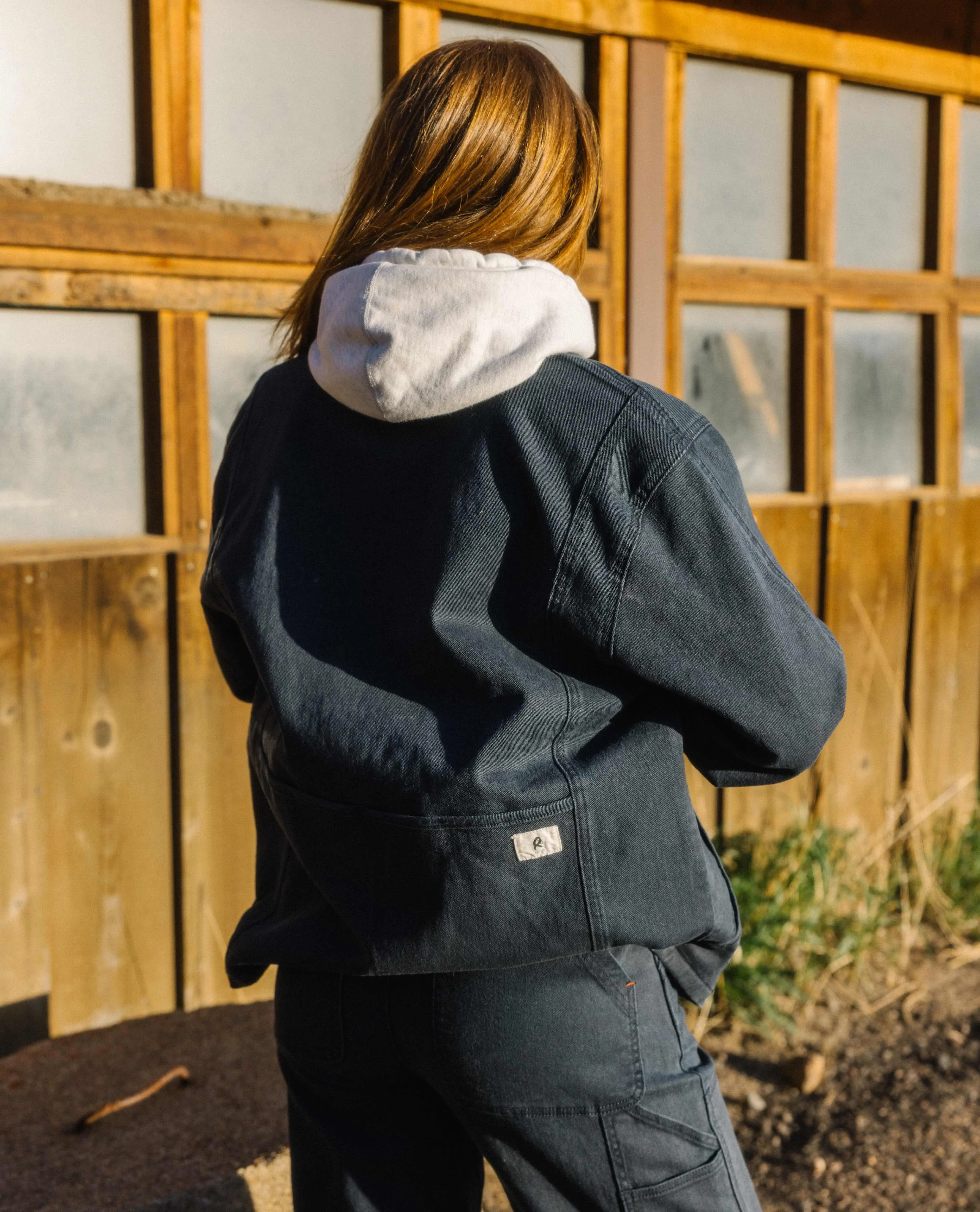 Navy Utility Jacket - Mechanic Embroidery