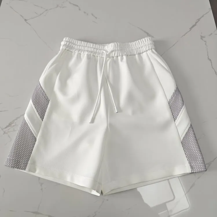 White and Gray Sport Shorts