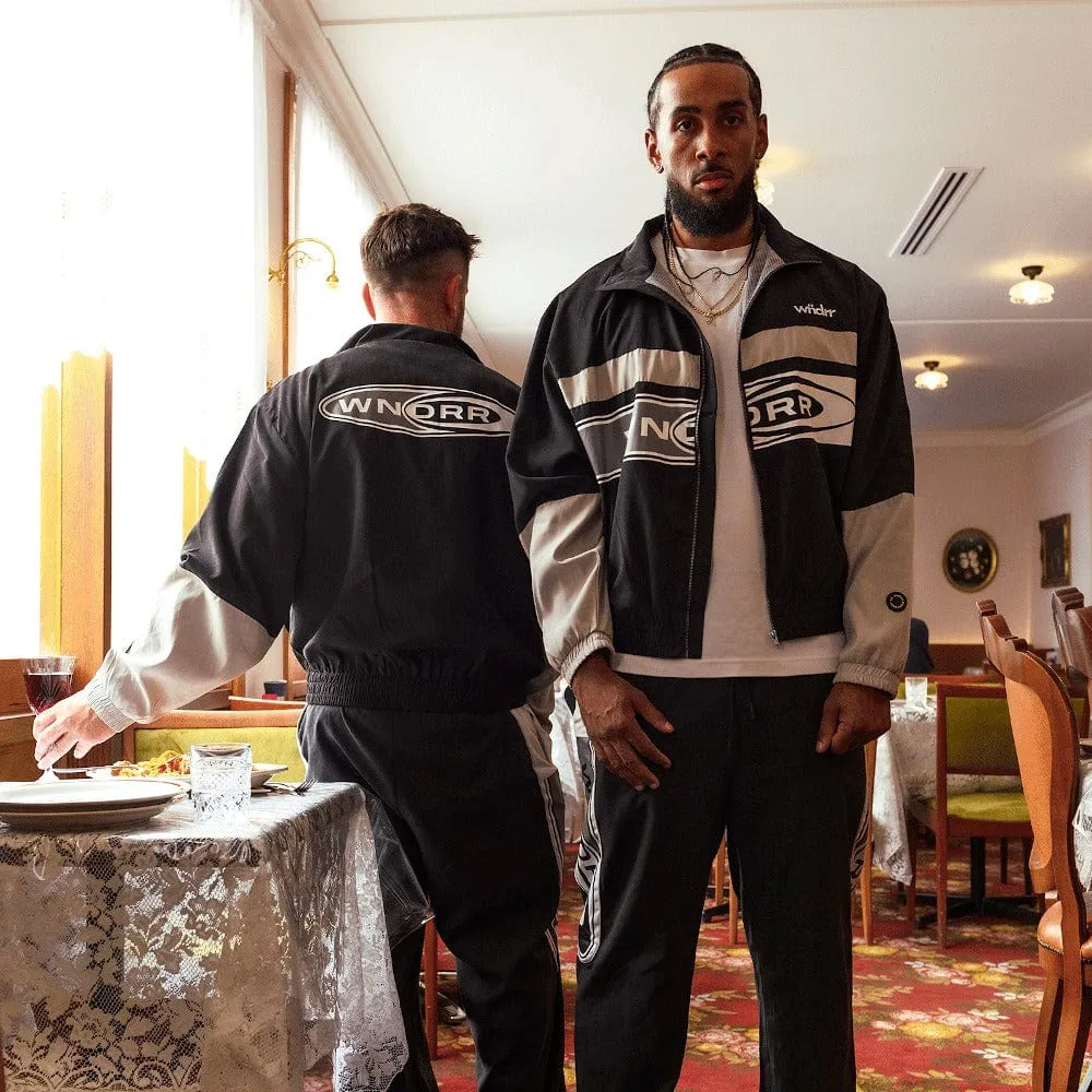 WNDRR Station Sport Trackpant - Black / Grey